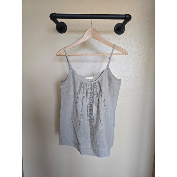 Eileen Fisher organic linen strapped tank women's size small - Picture 1 of 7